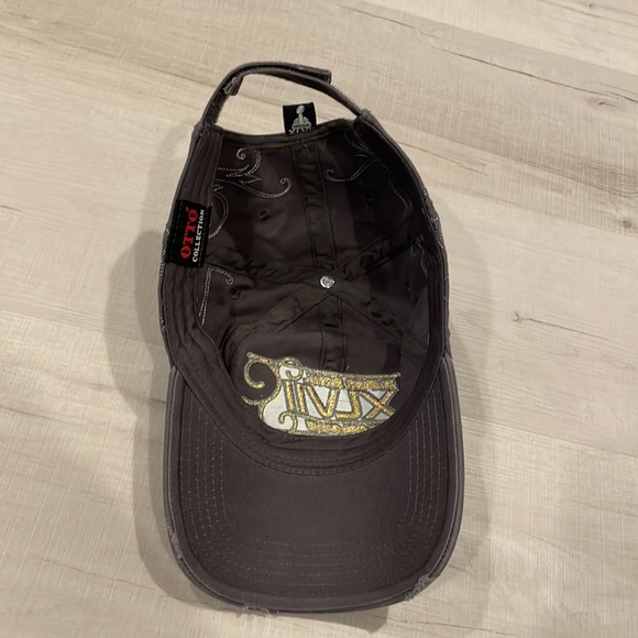 Super Bowl XLVII New Orleans cap - distressed style bill - by Otto collection - Picture 6 of 8